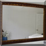 DM02. Mirror with painted frame. 21”h x 28”w 